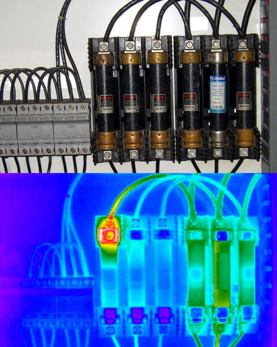 Figura 1.5: Termografía infrarroja